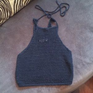 Hollister knit crop top